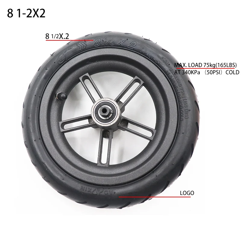 8 1/2x2 Pneumatic Rear Wheel 8 - огляд і ціна Xiaomi Hub Mijia Hub