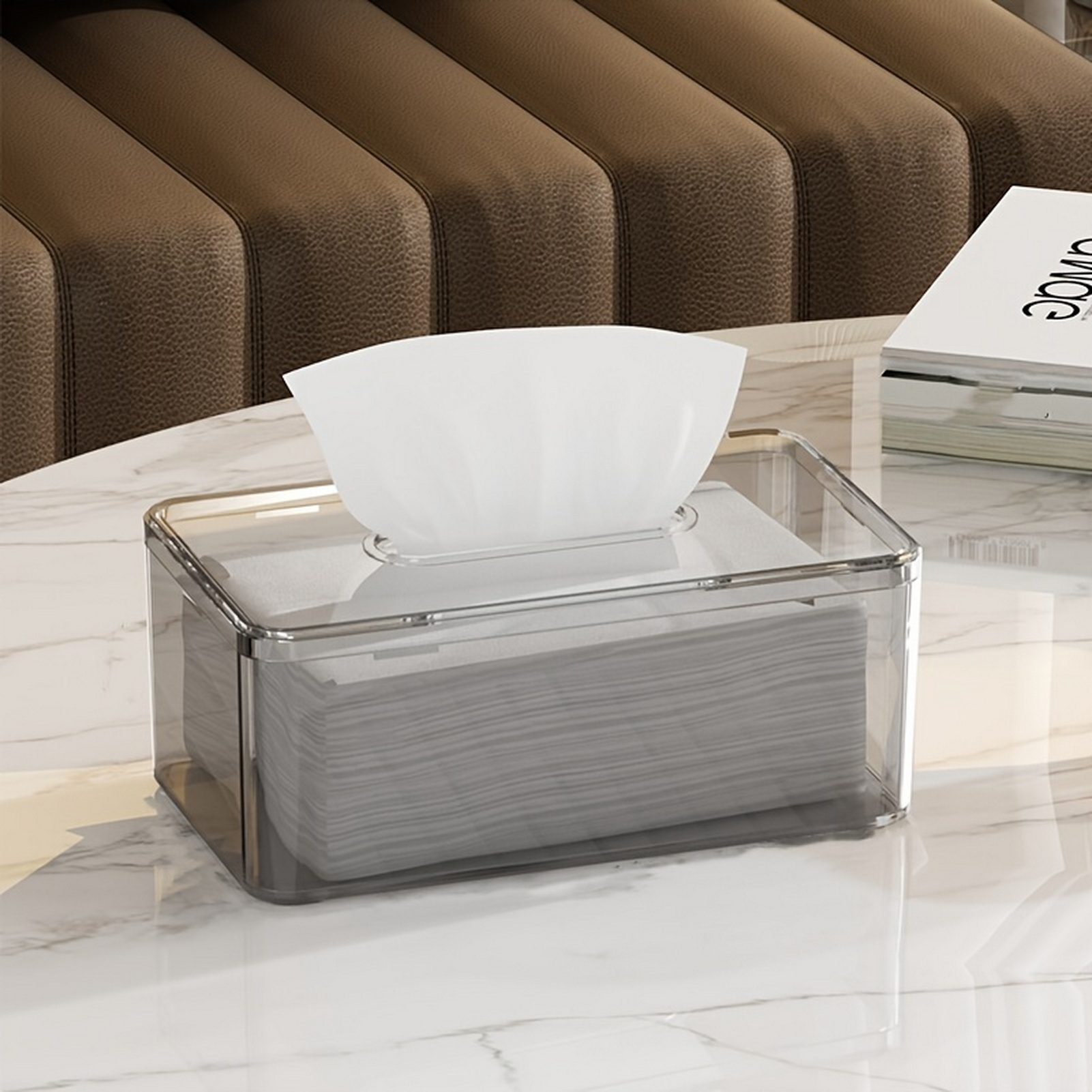Square Clear Tissue Box Holder - огляд і ціна Agar Tissue Culture