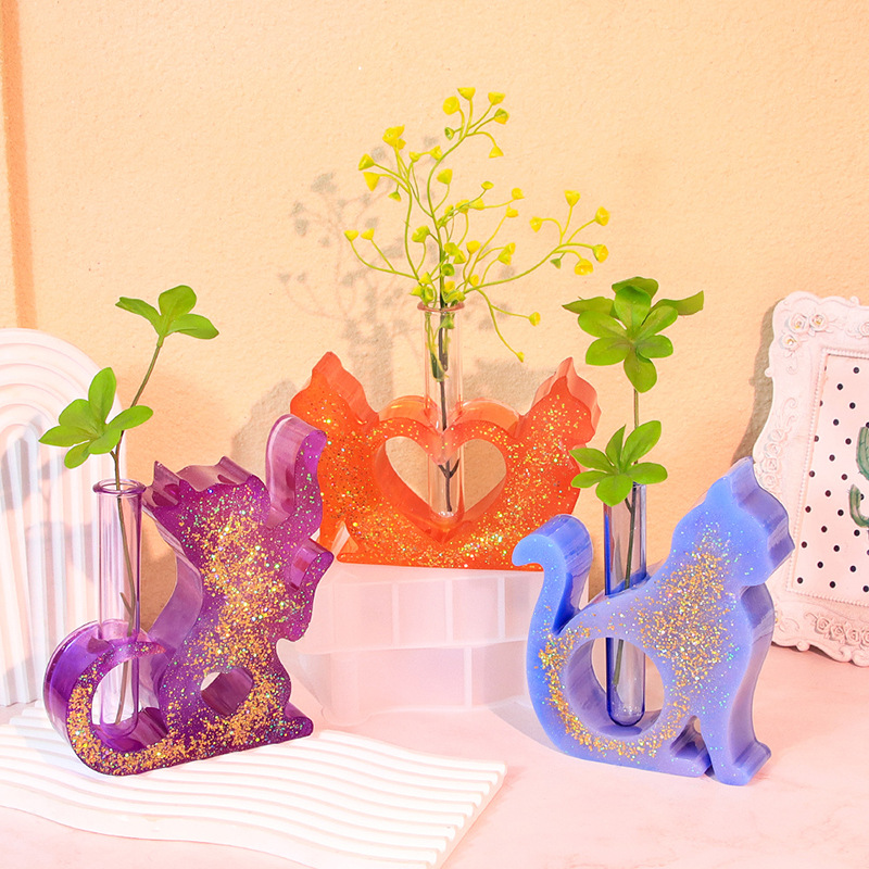 Cat Shaped Resin Molds Vase Si - огляд і ціна Propagation Station Vase