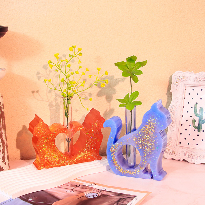 Cat Shaped Resin Molds Vase Si - огляд і ціна Propagation Station Vase