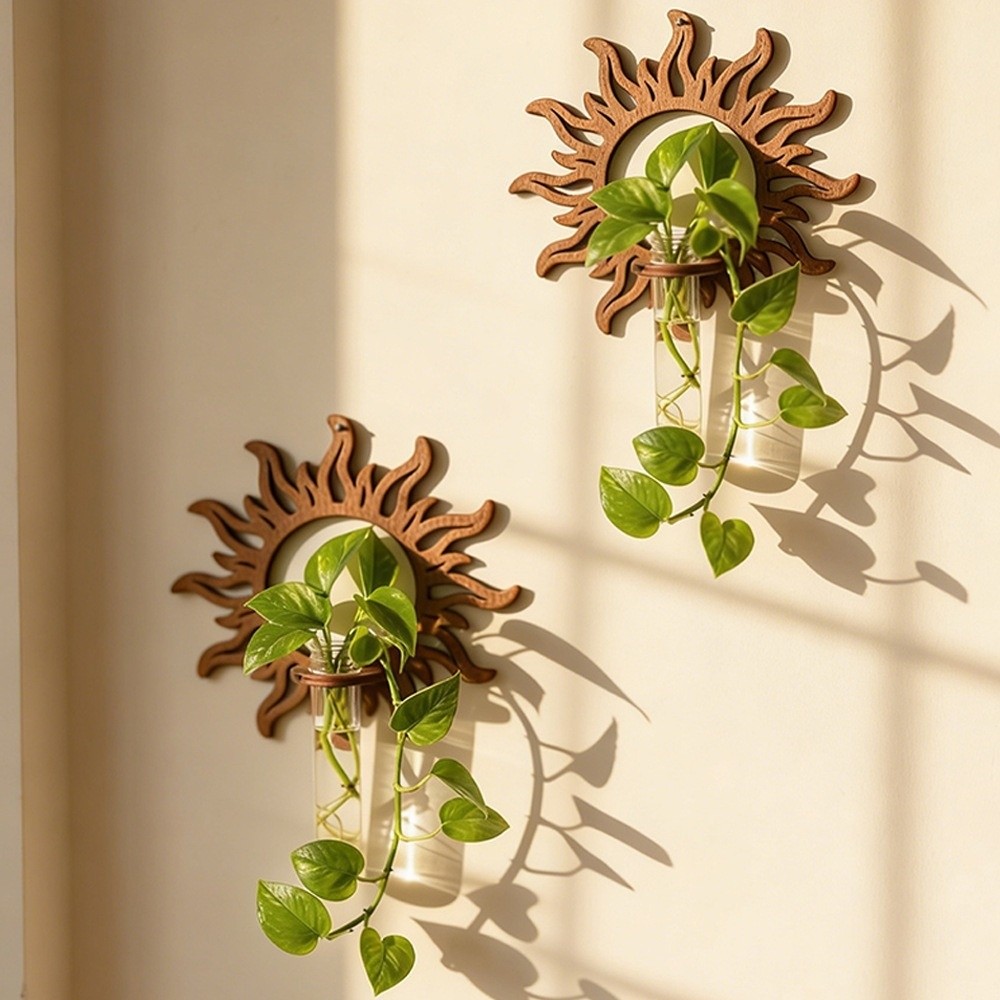 Gifts Wood Wall Propagation St - огляд і ціна Propagation Station Vase